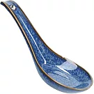 《Mikasa》瓷製餐匙 | 湯匙 餐具 - 沫紋藍