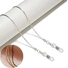 seoul show首爾秀 細鎖骨多用口罩掛繩鏈墨鏡平光眼鏡鍊老花近視耳機防丟鍊  銀色