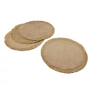 《Mikasa》Hessian粗麻編織圓餐墊4入 | 桌墊 杯墊