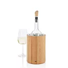 【德國 AdHoc】洋槐木不銹鋼雙層鎮冰桶 | 保冷冰桶  冰酒桶 保冰桶