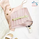 【雨之情】防曬雙雙加大自動傘  粉色