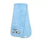 SNOOPY超細纖維口袋型運動巾(日本大和抗菌處理)-2條組- 海藍