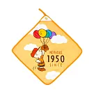 SNOOPY史努比75週年印花擦拭巾-3條組- 氣球飛