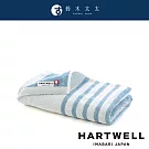 【hartwell】今治2.5縮時速乾瞬吸迷你浴巾 (多色任選- 藍條紋) | 鈴木太太公司貨