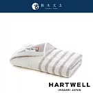 【hartwell】今治2.5縮時速乾瞬吸迷你浴巾 (多色任選- 灰條紋) | 鈴木太太公司貨