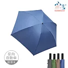 【雨之情】25吋特大反向自動傘  藍色