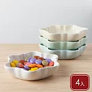 《NOW》石陶醬料碟4入 - 雪花11.5cm