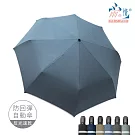 【雨之情】《超強》安全自動傘防回彈-巨無霸  霧藍