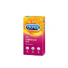 Durex杜蕾斯─綜合裝 保險套(6入)(超薄+凸點+螺紋)