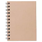 [MUJI 無印良品]植林木不易透色雙環筆記本(橫線)/A7.米