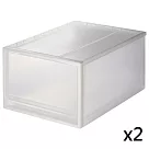 [MUJI 無印良品]PP收納盒/大/2入