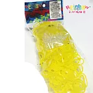 【BabyTiger虎兒寶】Rainbow Loom 彩虹編織器 彩虹圈圈 600條 補充包 ─果凍黃色