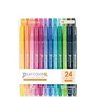 TOMBOW Play Color k 玩色彩雙頭筆 24色入