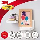 3M 17721 無痕LIFESTYLE系列─L型層架(白)白色