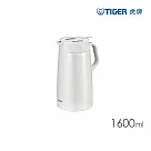 TIGER虎牌 北歐時尚輕巧大容量桌上型保溫水壺不鏽鋼保溫瓶(PWO─A160) 雪白
