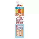 【TOMBOW日本蜻蜓】ippo兒童學習防滑六角點點鉛筆─2B藍