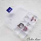 【卡樂熊】攜帶式透明飾品可拆卸收納盒/儲物盒/首飾盒─透明
