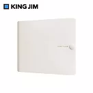 【KING JIM】抗菌口罩收納夾 醫療口罩專用 大 (MC1001─WH) 白色