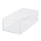 [MUJI無印良品]可堆疊壓克力盒/中.約25.2x12.6x8cm