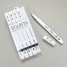 【SOLRITA】linio耐水性代針筆 5入/黑 (線寬0.2/0.25/0.35/0.45/0.65)