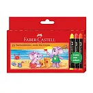 FABER─CASTELL 長鼻象粗芯蠟筆15色