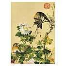 清 郎世寧 仙萼長春 菊花拼圖108片