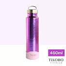 【鈦工坊TiKOBO】純鈦保溫瓶_運動瓶 460ml /隨行瓶/保溫杯 (山櫻粉)