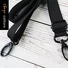 珠友 SN─00023 可調式肩背帶/腰帶/尼龍背帶/斜背帶(L) 黑(L)