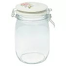 GREENGATE / Jacobe white 玻璃儲物罐1L