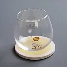 【日本金正陶器】角落生物 蛋型玻璃杯320ml ‧ 企鵝