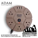 ADAMOUTDOOR|5座PD延長線1.8M 沙漠色