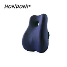HONDONI 經典日式風格護腰靠墊 記憶靠墊 居家背墊 汽車舒壓腰靠墊 (舒適文青藍)