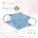 天心 立體3D 成人醫療口罩10入/包─莫蘭迪鯨魚藍