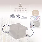 天心 立體3D 成人醫療口罩10入/包─莫蘭迪樺木