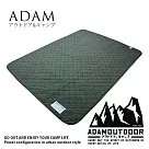 ADAMOUTDOOR|雙人電熱毯 軍用綠
