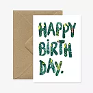 【AWS】HAPPY BIRTHDAY SUMMER 法國進口生日卡 #1020