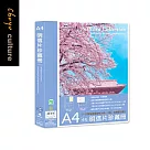 珠友 PC─30039 A4/13K 4孔明信片珍藏冊/卡片收納/收集冊/4格+2格─15張 01櫻花