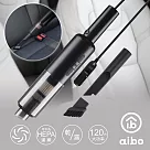 aibo 超輕量12V車用 乾濕兩用有線吸塵器 黑色