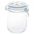 GREENGATE / Elena petit white 玻璃儲物罐0.75L