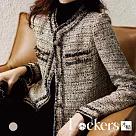 【Lockers 木櫃】氣質復古小香風羊毛外套 L112112002 XL 灰色XL