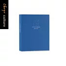 珠友 20K雙格相本/相冊/相簿/明信片收納/20張黑色內頁/側邊置入(4x6)─80枚相片 04寶藍