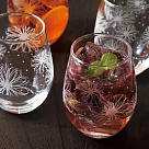 【日本Toyo Sasaki】晶透精美雕花 玻璃杯325ml 4入禮盒