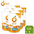 【橘子工坊】蔬果碗盤洗碗精補充包─去垢酵素 500ml x 12包/箱