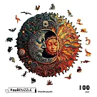 【YouRPUZZLE】木質不規則立體拼圖 星辰日月