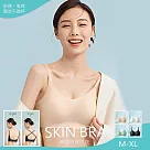 【KISSDIAMOND】美背可調肩帶固定杯無鋼圈內衣(KDW─8425) XL 膚色