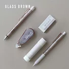 【TOMBOW日本蜻蜓】MONO Pastel glass 限量組合包 玻璃棕