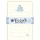 【日本Wa─Life】冬限定|經典美濃和紙小信封紙組 ‧ 滑雪的熊熊