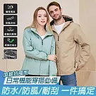 【KISSDIAMOND】頂級防風防雨衝鋒外套(KDFJ─960) XL 男/卡