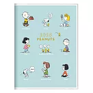 sun─star 2025 A6 月記事手帳 年曆 行事曆 Snoopy 史努比 角色