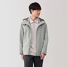 【MUJI 無印良品】男撥水加工連帽外套 L 灰色